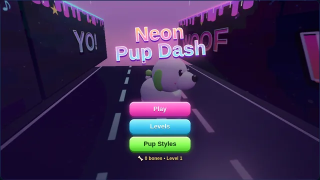 Neon Pup Dash